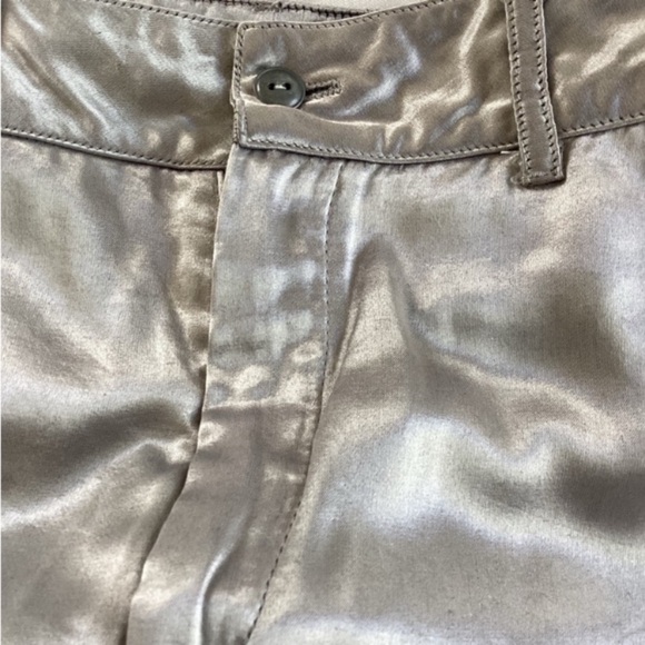 Deborah Lindquist Silver Straight Leg Pants Dress Pants SZ XS - Picture 8 of 9